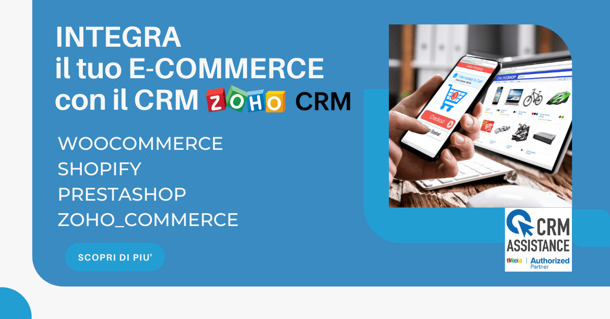 E-COMMERCE e ZOHO CRM